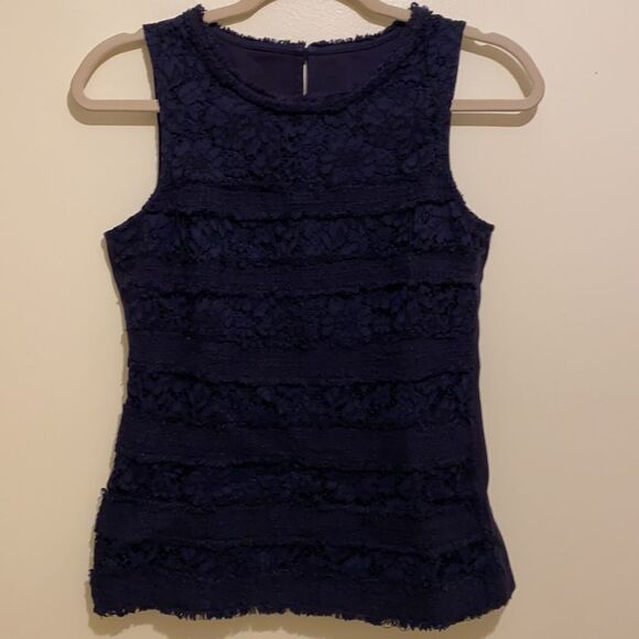 J. Crew Navy Blouse. - Picture 4 of 12